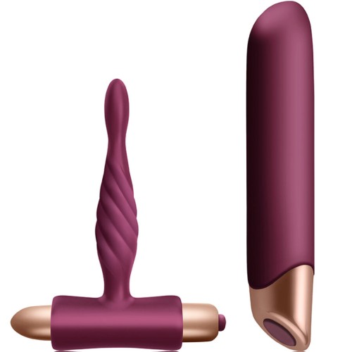 CLIMAXIMUM - KIT RAPTURE VIBRADOR CLÃSSICO + PLUG ANAL PARA INICIANTES